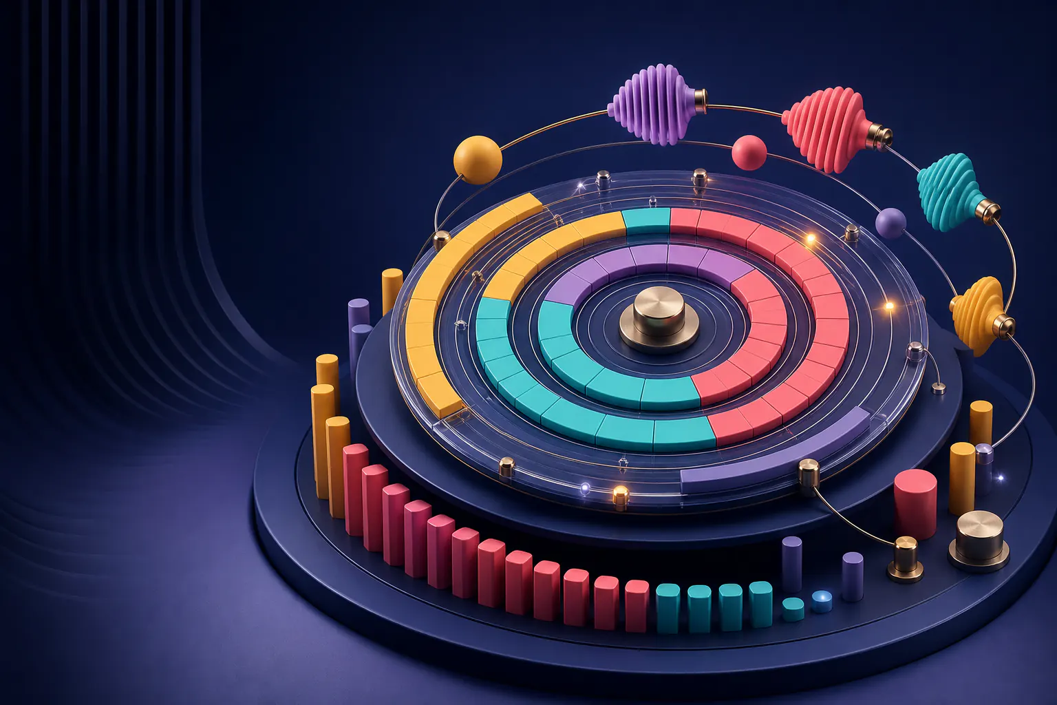 Generated abstract artwork for Math Melody